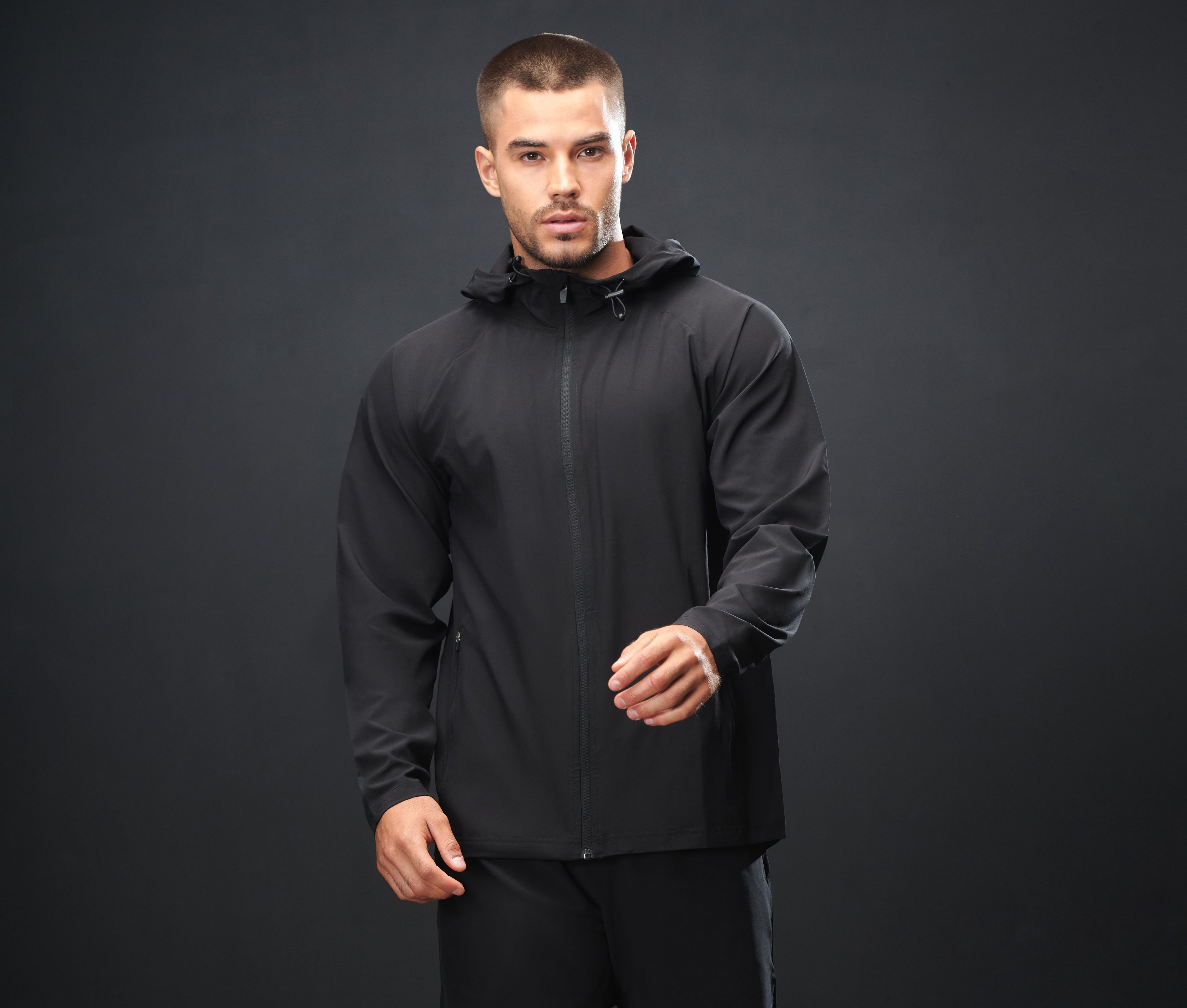 TECHNICAL ZIP THOUGH HOODIE